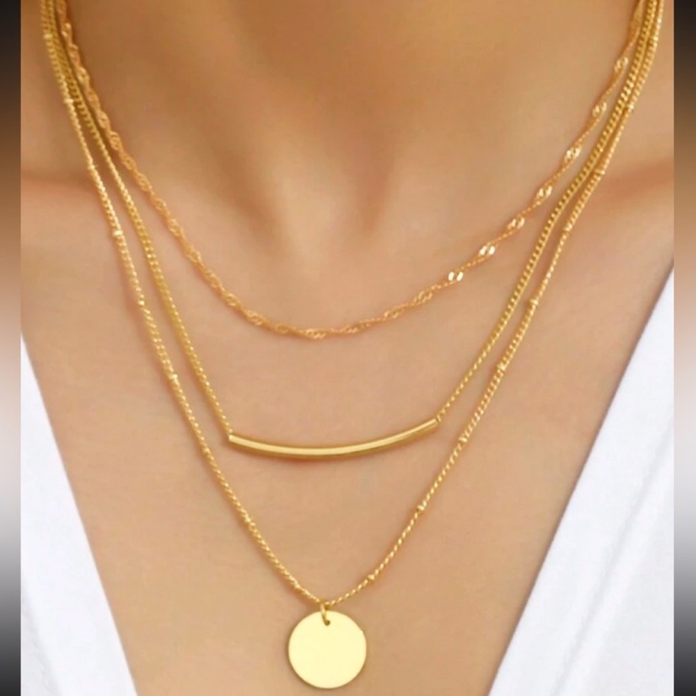 Layered Gold Necklace